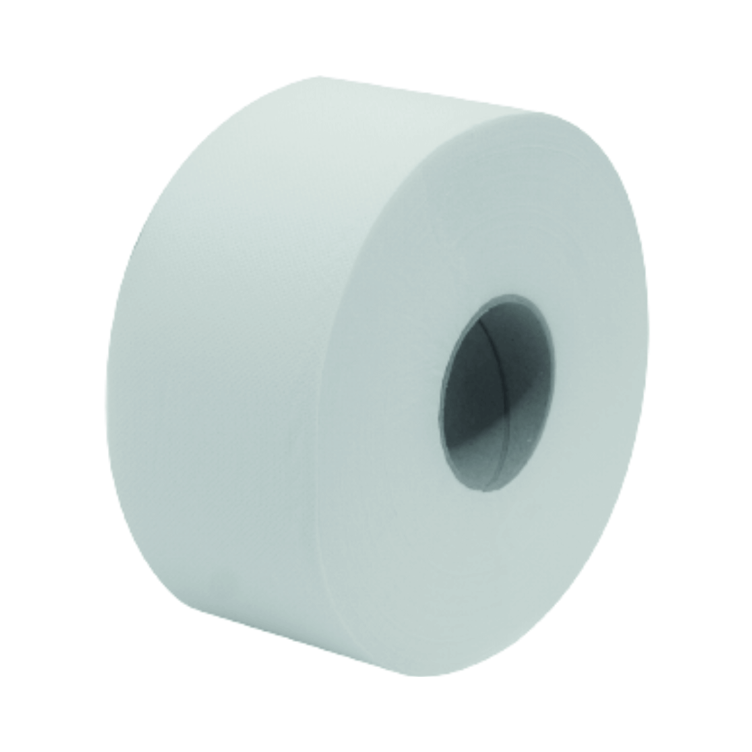 Papier toilette Mini Jumbo - Dévidage central - EVADIS - Lot de 12