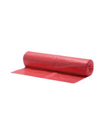 Sac poubelle 110L - Couleur Rouge - Colis de 200 sacs