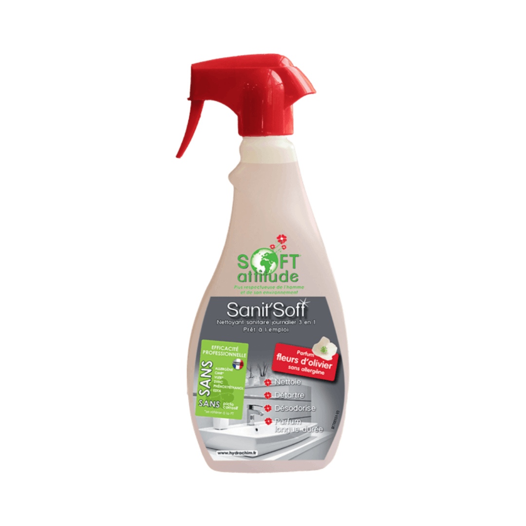 Produit sanitaire professionnel Sani't soft - Vaporisateur 750mL