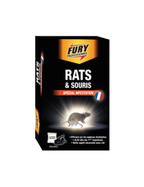 Appâts rats & souris avec boite - 7 sachets