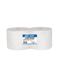 Bobine 1000 formats blanc 2P - Lot de 2