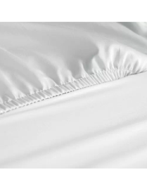 Drap plat bébé professionnel - 85x120 cm - Couleur Blanche