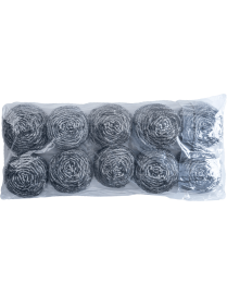 Eponge inox professionnelle - Lot de 10 