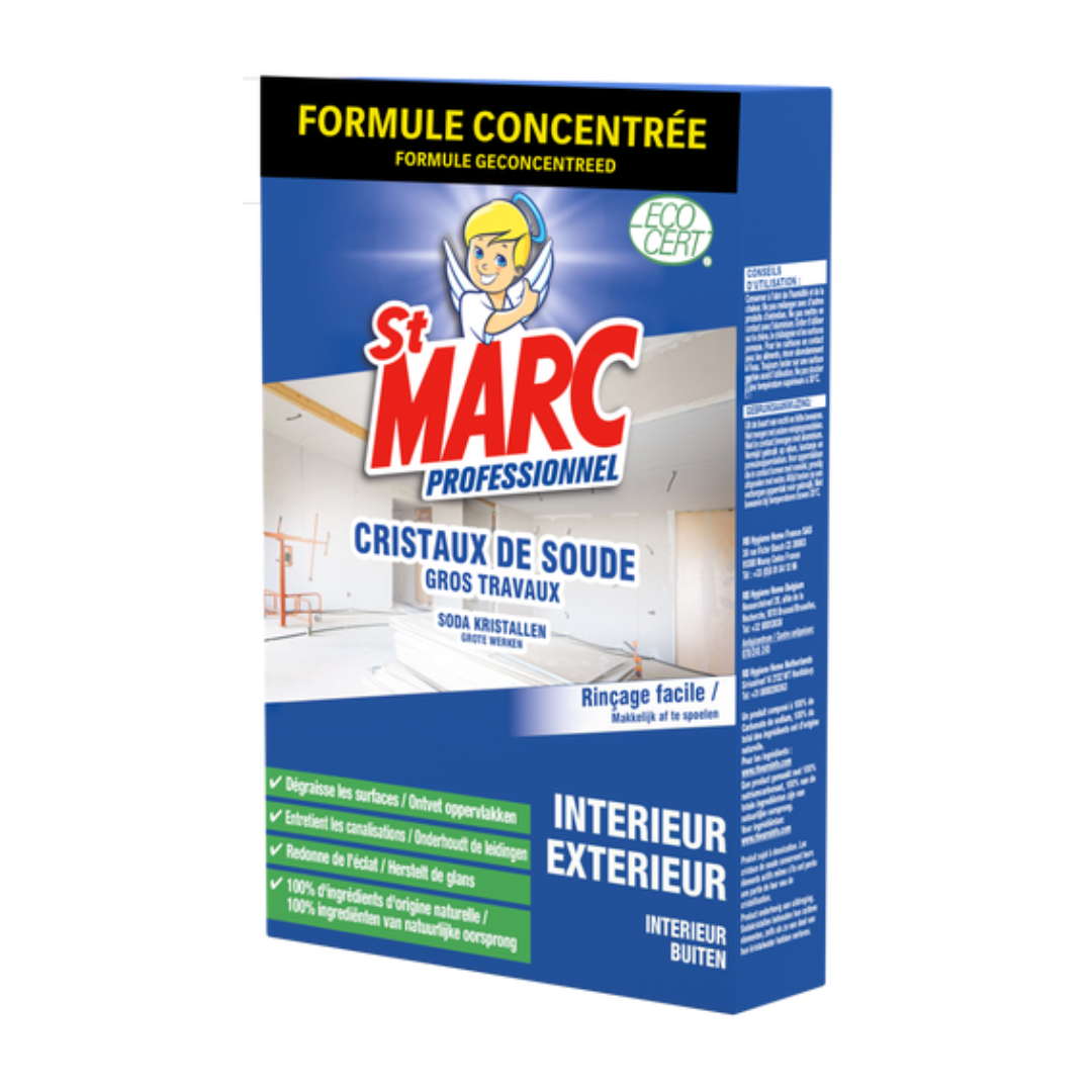 Cristaux de soude professionnel - ST MARC - 1kg