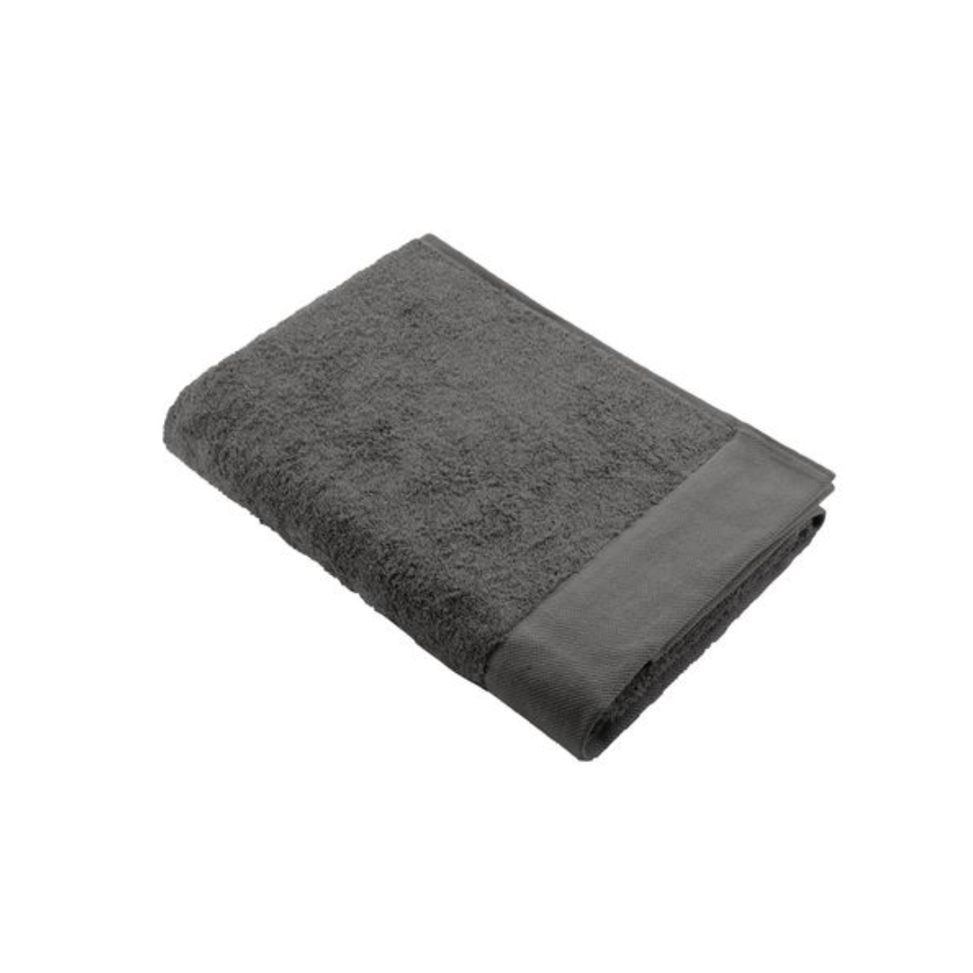 Drap bain moelleux - Couleur gris foncé - 70x140 cm