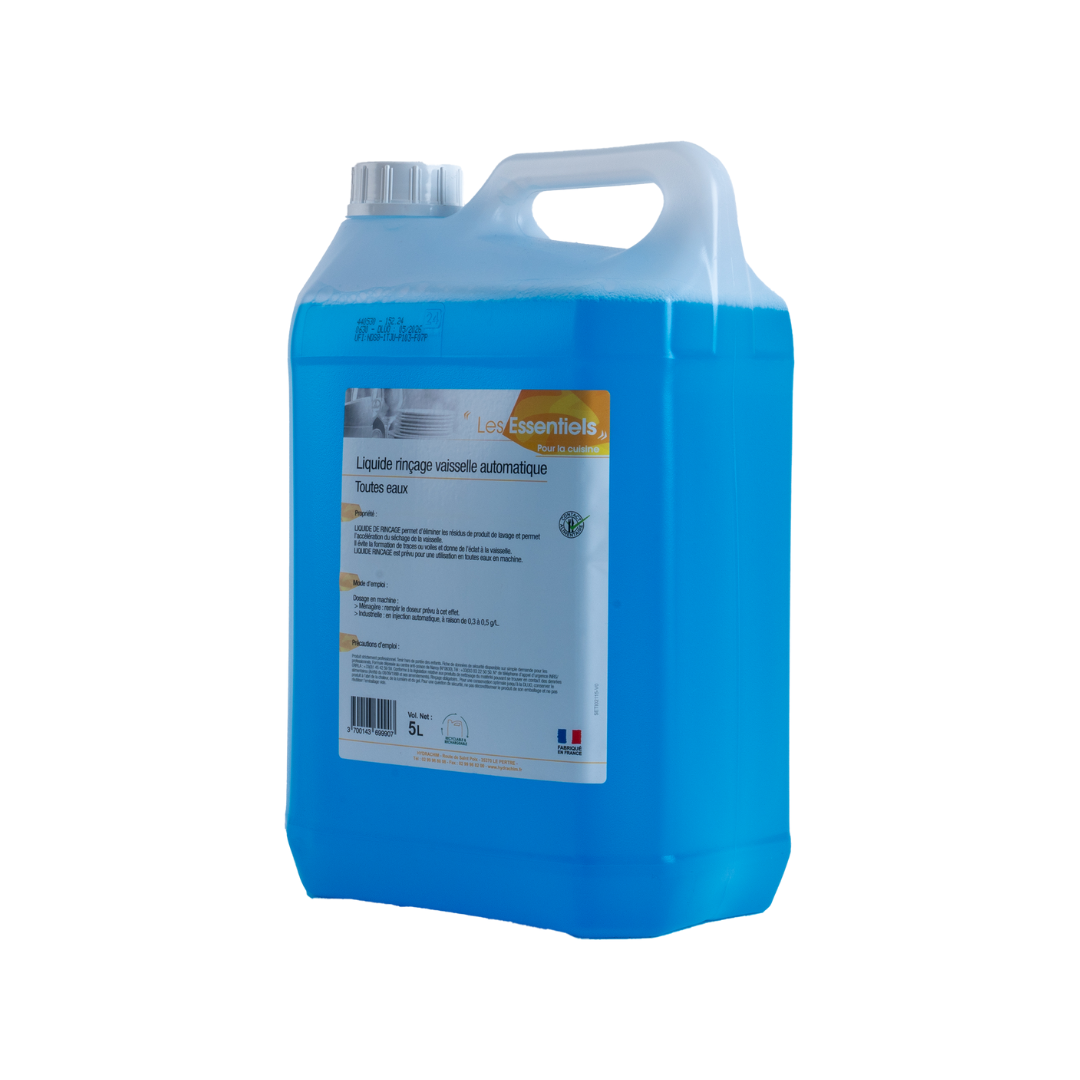 Liquide rinçage lave vaisselle - Bidon 5 Litres