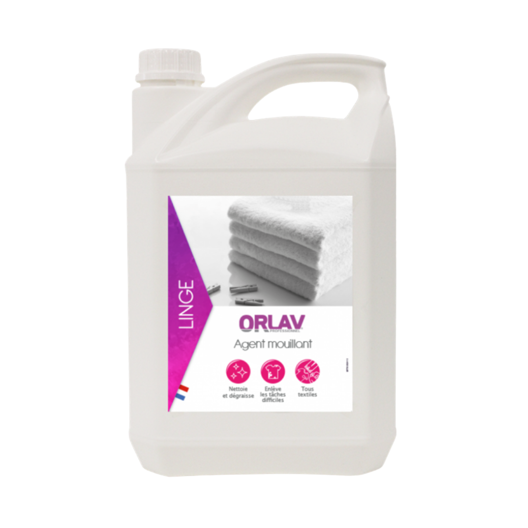 Agent mouillant renforçateur de linge - Bidon 5 litres