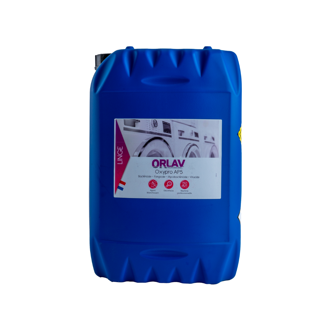 Désinfectant linge professionnel - Oxypro AP - Bidon 20 Litres