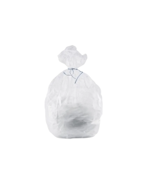 Sac poubelle 130 Litres - Transparent - 65µ - Colis de 100 sacs