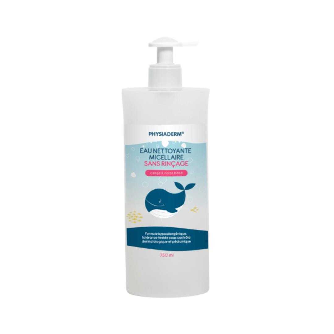 Eau nettoyante micellaire bébé 750ml pompe - PHYSIADERM