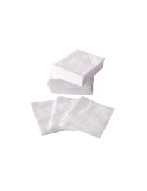 Carré de coton blanc - 5x5 cm - Sachet de 500