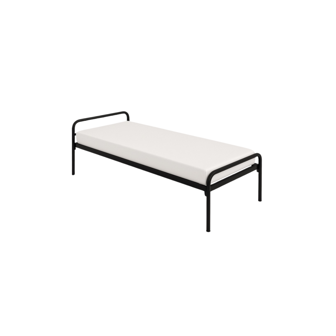 Lit métal NF COLLECTIVITES - 90X190 cm
