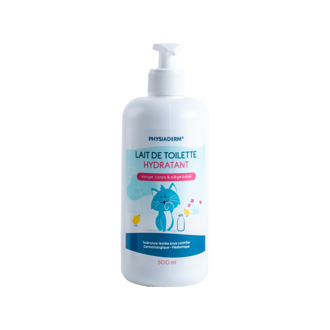 Lait de toilette hydratant bébé - Flacon 500mL
