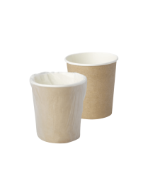 Gobelets en carton 24 cl/8 oz emballés individuellement - Colis de 1000